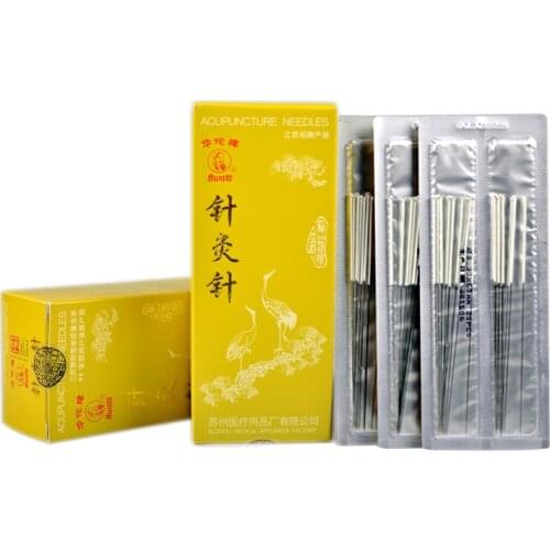 200pcs/box Reusable Acupuncture Needle Without Tube Beauty Needle Massage Silver Needle