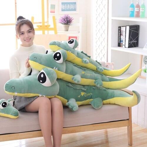 Simulation crocodile Children plush toy big eyes crocodile animals Valentines Day gift kids baby stuffed toy