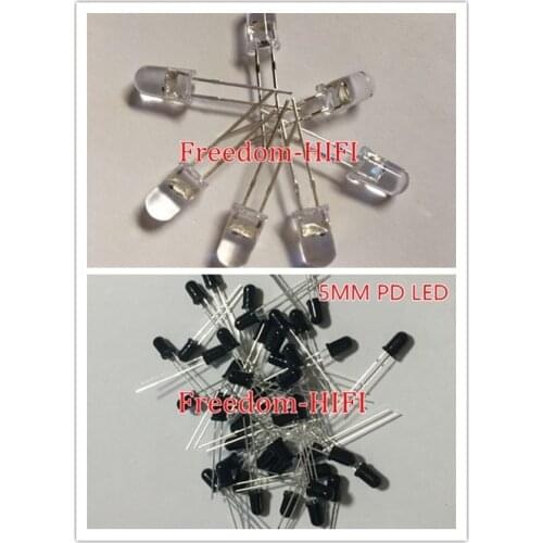 10pcs/lot each 5pcs 5mm Infrared IR LED + 5mm LED Infrared Receiver IR Led Diodes IR+PD 940NM 850NM 5MM diodes IR lamp