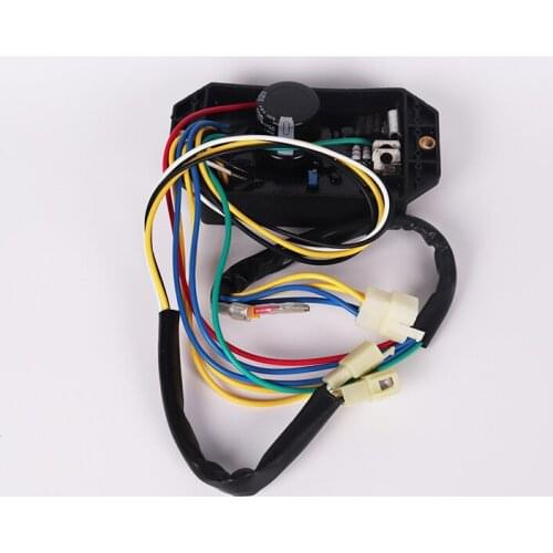 KAMA KIPOR 5KW 186FA 186F AVR disel automatic voltage regulator 450V 470uF 5kw- 10kw 10 wires avr for Diesel generator