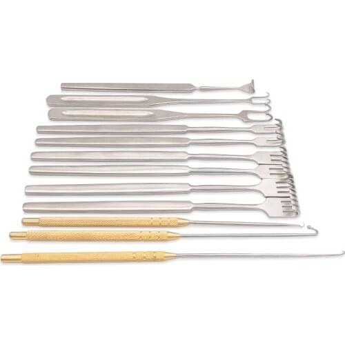 Pull hook eyelid pull hook single and double claw 3 claw rake type double eyelid eye bag nasal cavity skin pull hook