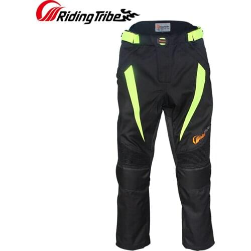 Riding Tribe Mens Motorcycle Pants Four Season Waterproof With Protective Kneepads Motobike Moto Anticollision Trousers HP-08