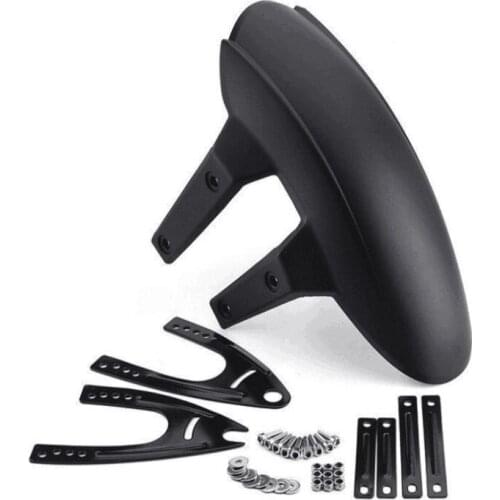 PVC Motorcycle Rear Wheel Cover Fender Splash Guard Black Mudguard Bracket Trims for CFMOTO 150NK Kawasaki Z250 Honda CB190R