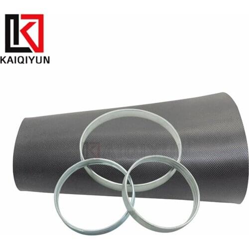 Front Rubber Sleeve Air Spring w/Crimping Ring For Audi Q7 Porsche Cayenne VW Touareg 2004-2010 Air Suspension Shock Absorber