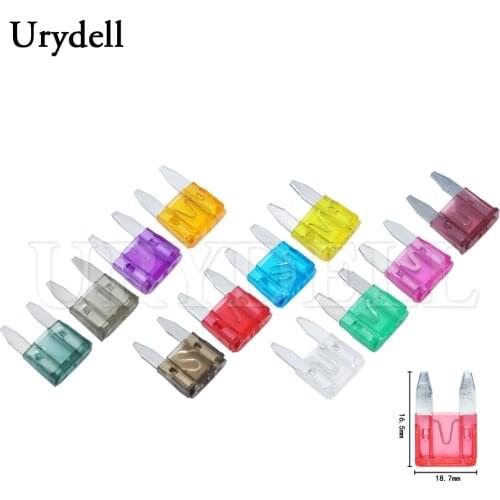10pcs Auto Automotive Car Boat Truck Blade Fuse 2A 3A 5A 7.5A 10A 15A 20A 25A 30A 35A 40A 32V SUV Mini Blade Fuses