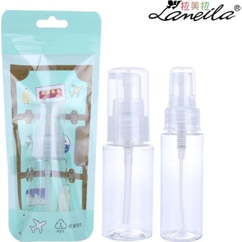 Transparent Empty Travel Bottles Refillable Pump Lotion Spray Bottle for Liquid Body Lotion Shower Gel Portable Makeup Container