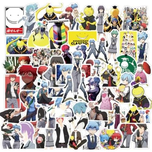 10/30/50Pcs Anime Assassination Classroom Graffiti Waterproof Skateboard Travel Suitcase Phone Laptop Luggage Stickers DIY