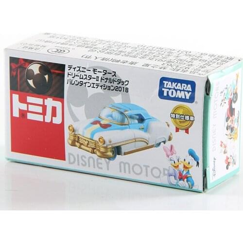 Takara Tomy Tomica Disney Motors Dream Star II Donald Duck Valentine Edition 2018 Metal Vehicle Cars