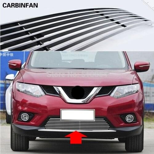 High quality stainless steel Front Grille Around Trim Racing Grills Trim For 2014 2015 Nissan X-TRAIL