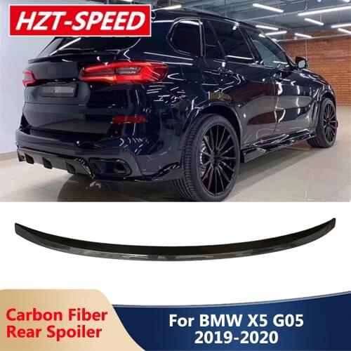 X5 G05 Car Carbon Fiber Rear Spoiler Middle Wing Trunk Body Kits For BMW X5 G05 2019-2020 Modification