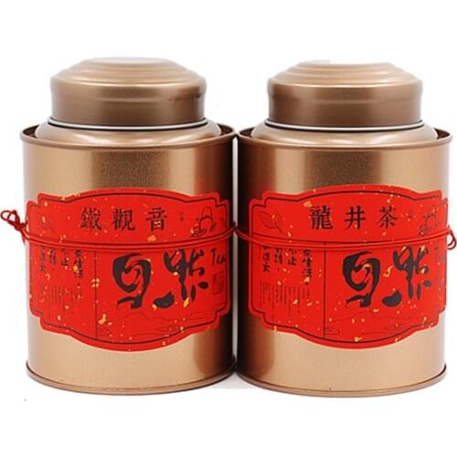 Xin Jia Yi Packaging Metal Large Tin Box Special Technology Connect Lid Sealed Coffee Tea Tin Storage Container Cans