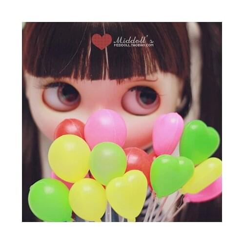 MINI balloons Blyth doll accessories BJD licca shoot props scene doll house DIY accessories