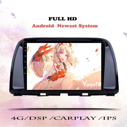 2 Din Android 10.0 Car Radio Central Multimidia Player Navigation GPS For Mazda 6 GL GJ 2012 2013 2016 2017 6G+128G Auto Radio