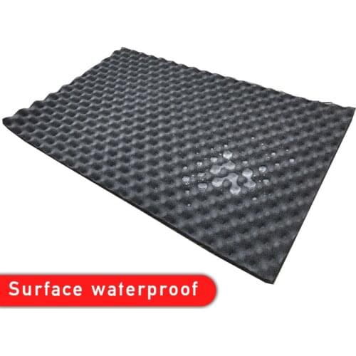 1 Roll 100x50x2cm Car Sound Deadener Mat Soundproof Foam Rubber Pads Home Noise Insulation Acoustic Foam Mat autos Accessories
