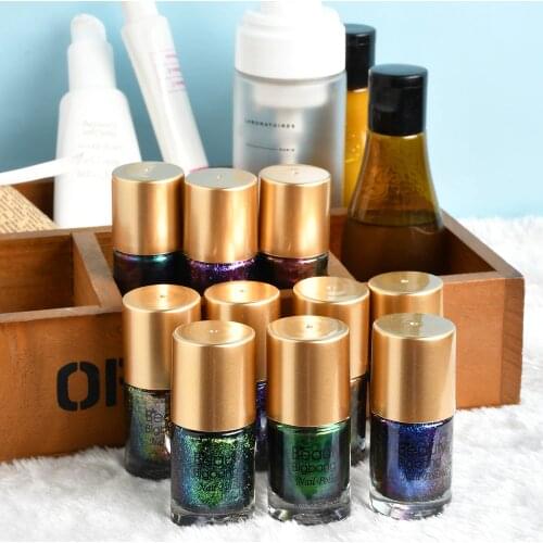 BEAUTYBIGBANG 9ml Chameleon Nail Polish Galaxy Glitter Sunset Glow Sequins Holographic Holo Nail Lacquer Varnish