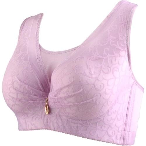 Lace Large Size Bra Thin Section Full Cup Push Up Bra 100CD New 2018 Gather Adjustment Type Bra Chest Five Row Buckle Female Bra