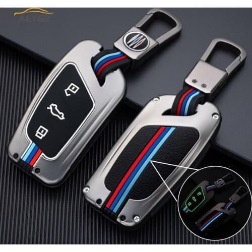 Zinc alloy Car Remote Key Cover Case Shell Fob For MG ZS EV MG6 EZS HS EHS 2019 2020 Roewe RX5 i6 i5 RX3 RX8 ERX5 Accessories