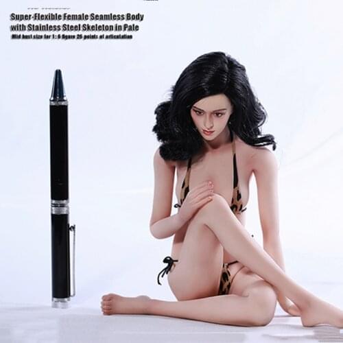 28cm 1/6 Collectible Full Set Figure PLMB2014-S02 S01 Super-Flexible Female Head & Seamless Body With Steel Skeleton Mid Bust