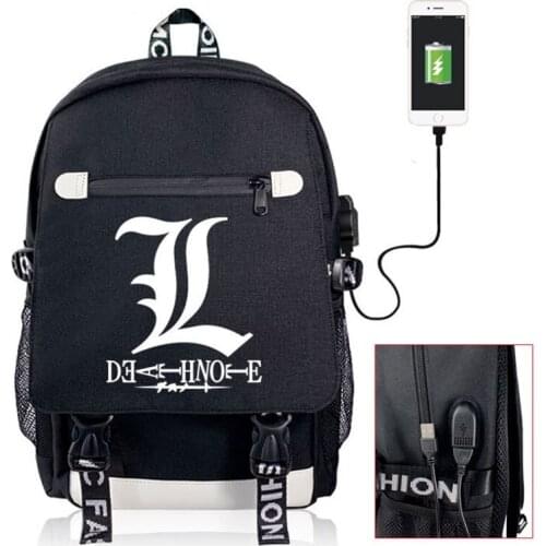 DEATH NOTE Cosplay Backpack Anime Nylon School Backpacks Bags Boys Girls Men Women Travel Laptop Bags