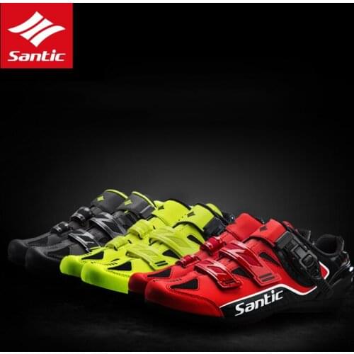 Santic MTB Road Bike Cycling Shoes Sneaker Breathable Non-Slip Men Women Bicycle Shoes Professional No-Lock Outdoor Sport Shoes