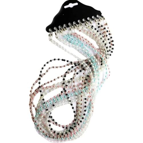 Set Of 12PCS Women Eyeglass Sunglass Reading Glasses Chain Spectacles Strap EyeWear Holder Multi-color 60CM