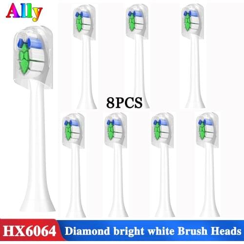 For Philips Sonicare W2 Optimal White Replacement Brush Heads Diamond Clean White ProResults FlexCare Electric toothbrush Heads