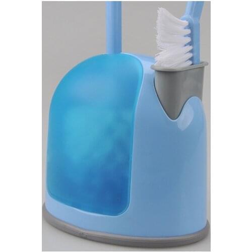 1PC New Cleaning Toilet Brush With Set Plastic Durable Type House Scenery Bathroom Plastic Cleaning Brush OK 0178