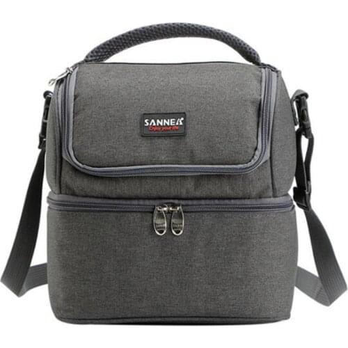 GUMST 7L Lunch bag Portable Insulated Picnic Box 600D Oxford Solid Thermal Lunch box Food Picnic Bag Cooler Tote Handbags