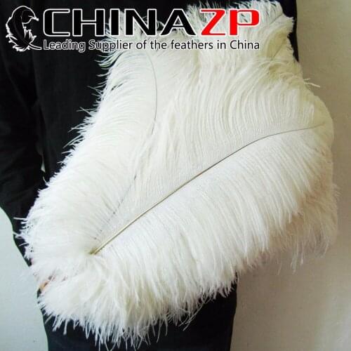 CHINAZP Feather Retail Sale 45~50cm(18~20inch) Length 50pcs/lot Colorful Large Fluffy Ostrich Feathers for Wedding Decorations