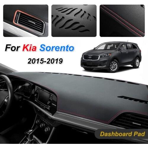 For Kia Sorento Um 2015-2019 Anti-Slip Mat Dashboard Cover Pad Sunshade Dashmat Carpet Auto Accessories