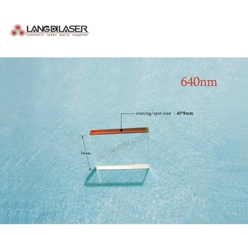 Size : 40*8*34 / spot size : 40*8 / wavelength : 640~1200nm /beauty health parts accessory /filtro óptico para láser IPL