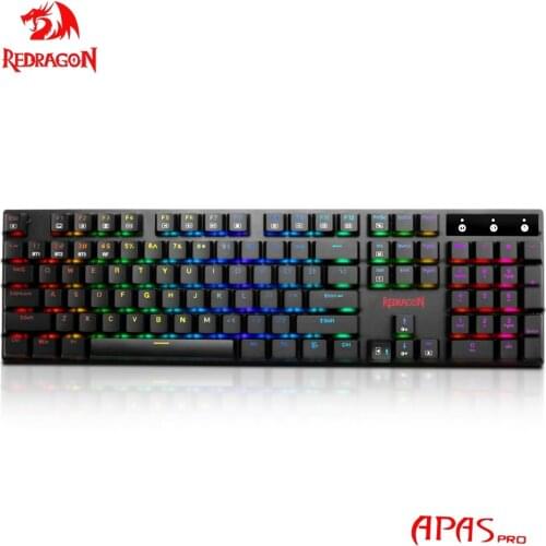 Redragon Static X RGB USB Surpport Bluetooth 5.0 wireless 2.4G Mechanical Gaming Keyboard LED backlit 104 Key PC Gamer K535P