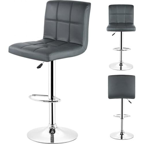 2Pcs Adjusted Rotatable Kitchen Bar Stool Backrest Bar Chair Bar Stools Modern Bar Chairs Home Office Kitchen Accessories HWC