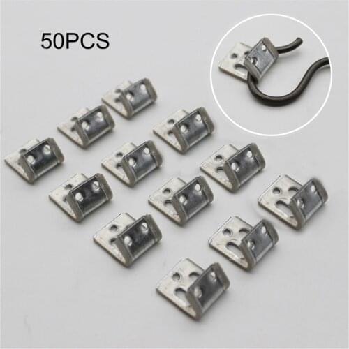 50 Pcs Sofa Spring Repair S Clip With Plastic Wrap For Furniture Chair Interior Spring Replacement Woodworking Accessories Tool