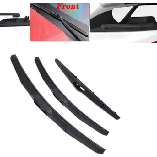 Car Front & Rear Windshield Windscreen Front Window Wiper Blades For Hyundai Tucson MK2 ix35 2010-2015