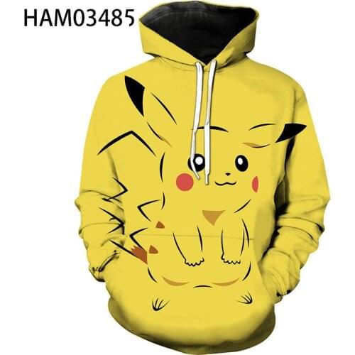 3D fun print 2021 spring and autumn new pet spirit Hoodie Boys and girls cartoon Sweatshirt loose trend classic Pullover