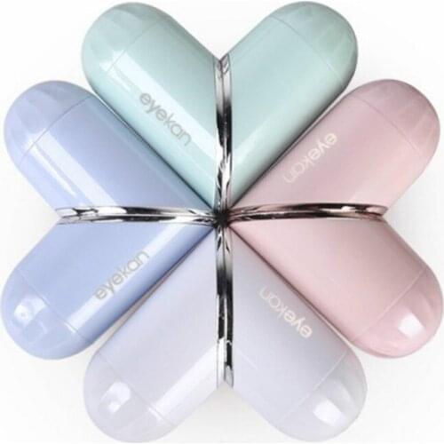 Rotating Lipstick Contact Lens Case Temperament Noble Contact Lens Box Travel Glasses Case Eyes Contact Lens Container Lovely