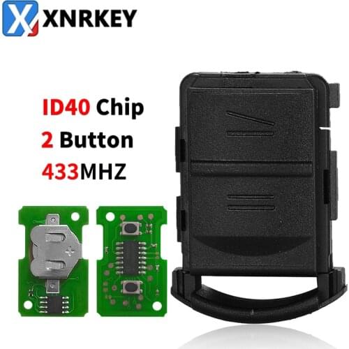 Free Shipping (1 pcs )2 Button Remote Fob For Opel Corsa 433MHZ