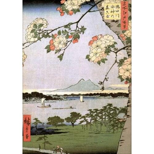 Utagawa Hiroshige Japanese 100 Views Edo ART SILK POSTER Decorative Wall painting 24x36inch