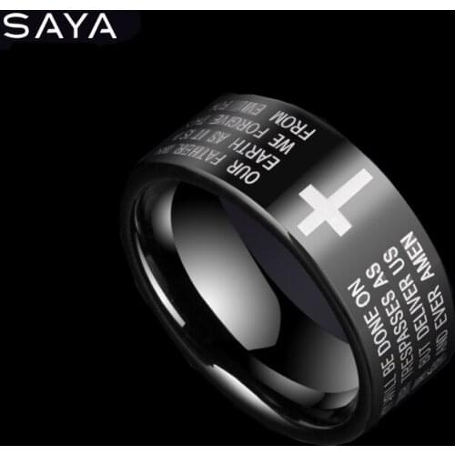 Tungsten Jewelry Ring, Black Plating Wedding Band for Men Women, Free Shipping, Customized