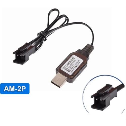 3.7V RC Lipo Li-ion battery USB charger Cable with AM-2P