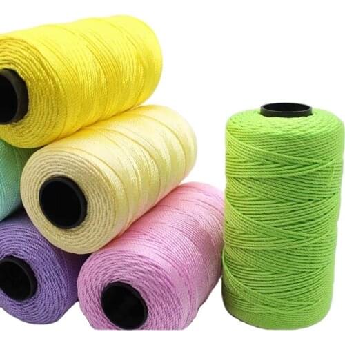 3 Strands Ice Silk Polypropylene Yarn DIY Handmade Crocheted Bags Shoes Cushions Hats Thread Line