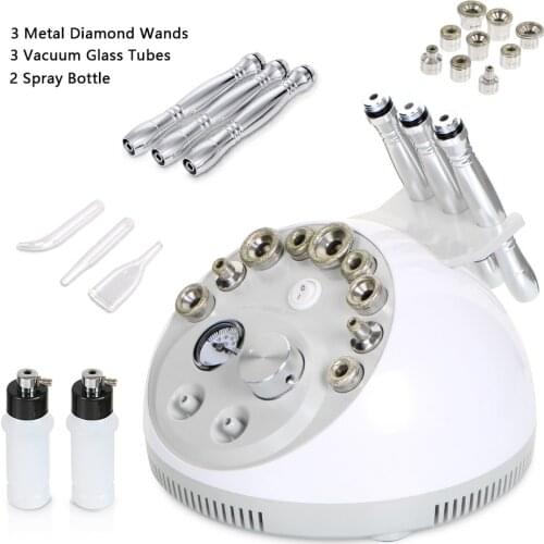 3in1 Microdermabrasion Oxygen spray injection Blackhead Removing Skin Care Facial Beauty Machine