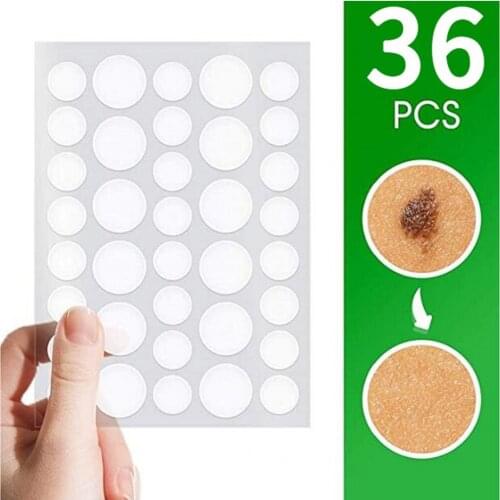36Pcs Acne Remover Patches Skin Tag Removal Patches Acne Remover Patches Skin Care Makeup