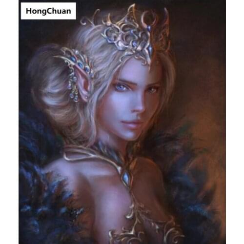 Anime beauty figure 5D DIY square/round diamond painting mosaic diamond embroidery cross stitch needlework home decoration mural