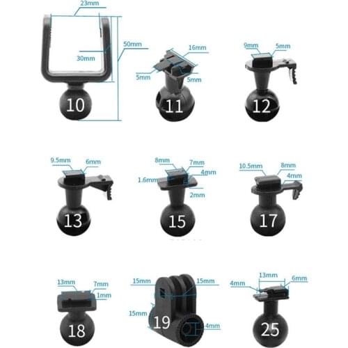 KCSZHXGS No. 10 - No.25 Car dvr holder mounting 15mm for dvr holder bracket 2pc