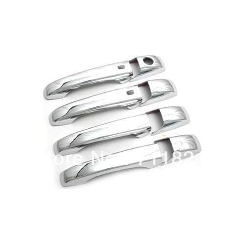 Car Styling Chrome Door Handle Cover Smart Key Version For Jeep Grand Cherokee 2011-2012
