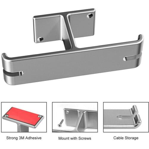 BAAQII Durable Aluminum Alloy Headphone Stand Dual Headset Holder Hanger Under Desk Durable Non-fading CE1520-CE1521
