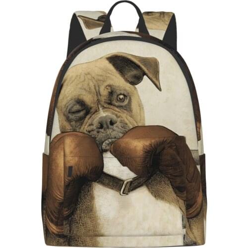 British Bulldog,The Boxer Girl backpack boy computer backpack man backpack woman backpack