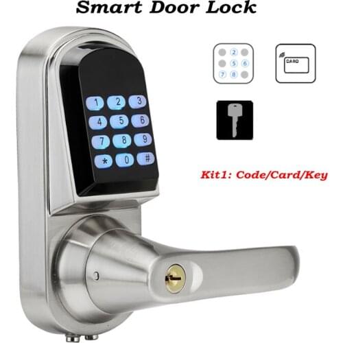 Bluetooth Door Lock Gate opener Digital lock Mechanical Key TTLock Dynamic code Home Wooden/Iron Door Access control